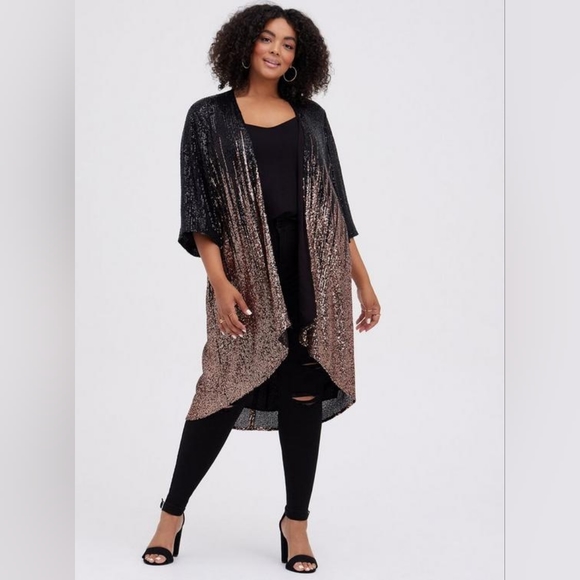 Torrid sequin long jacket - Picture 3 of 4